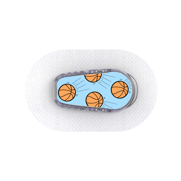 Capteur Dexcom G6 - Stickers Basketball