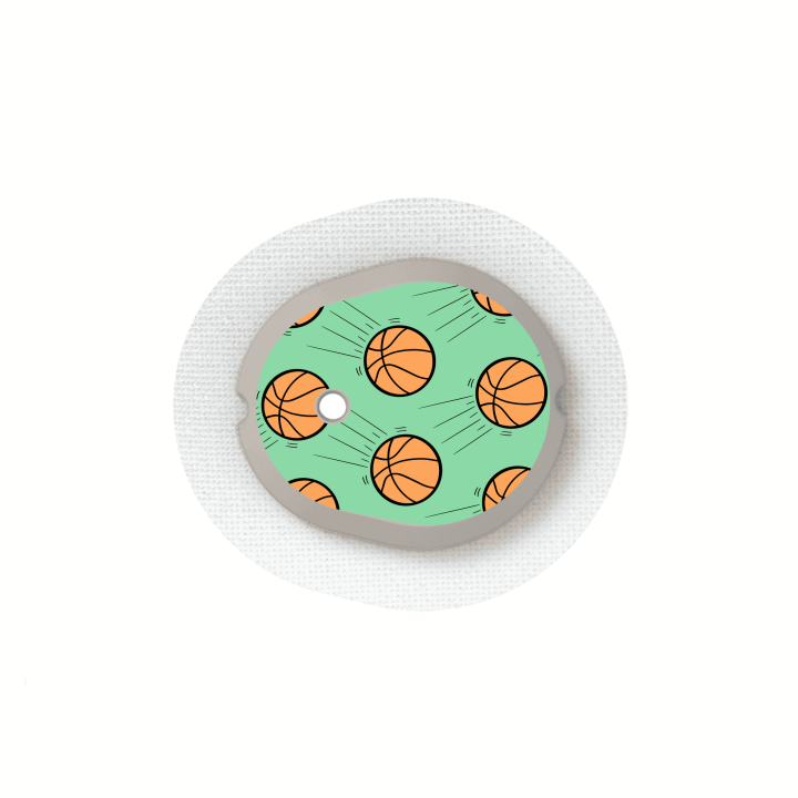 Capteur Dexcom G7 / One+ - Stickers Basketball