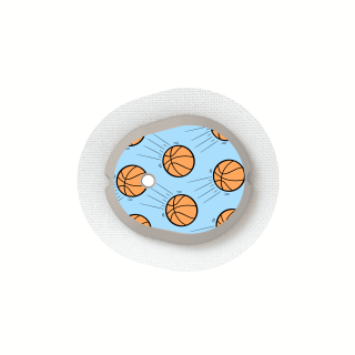 Capteur Dexcom G7 / One+ - Stickers Basketball