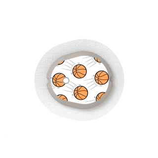 Capteur Dexcom G7 / One+ - Stickers Basketball