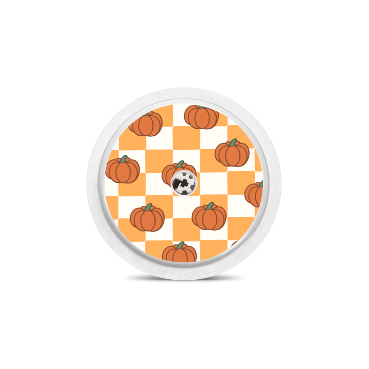 Capteur Freestyle Libre 2+ / Select - Stickers Citrouilles