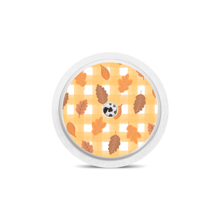 Capteur Freestyle Libre 2+ / Select - Stickers Feuilles d'automne