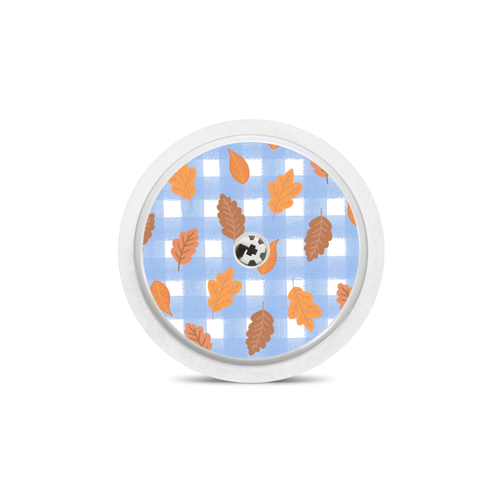 Capteur Freestyle Libre 2+ / Select - Stickers Feuilles d'automne