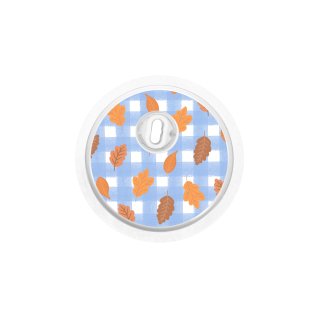 Capteur Freestyle Libre 3 - Stickers Feuilles d'automne