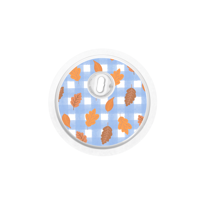 Capteur Freestyle Libre 3 - Stickers Feuilles d'automne