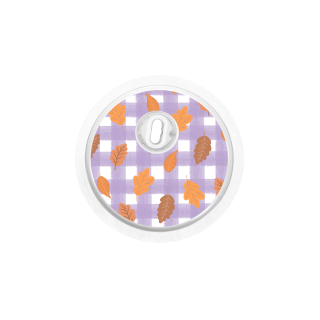 Capteur Freestyle Libre 3 - Stickers Feuilles d'automne