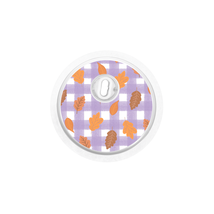 Capteur Freestyle Libre 3 - Stickers Feuilles d'automne