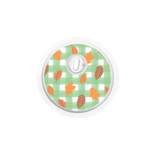 Capteur Freestyle Libre 3 - Stickers Feuilles d'automne