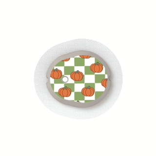 Capteur Dexcom G7 / One+ - Stickers Citrouilles