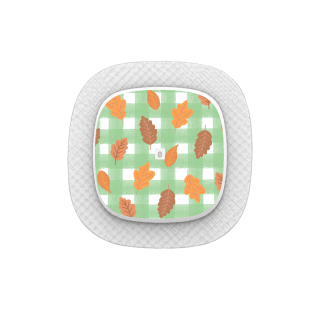 Capteur Medtronic Simplera Sync - Stickers Feuilles d'automne