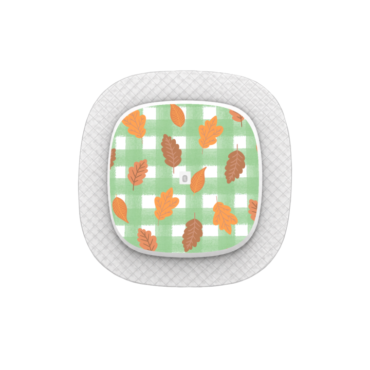 Capteur Medtronic Simplera Sync - Stickers Feuilles d'automne