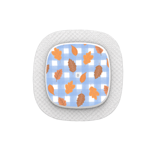 Capteur Medtronic Simplera Sync - Stickers Feuilles d'automne
