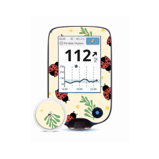 Lecteur Freestyle Libre - Sticker Coccinelles