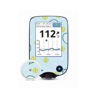 Lecteur Freestyle Libre 2 - Stickers Tennis
