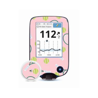 Lecteur Freestyle Libre 2 - Stickers Tennis