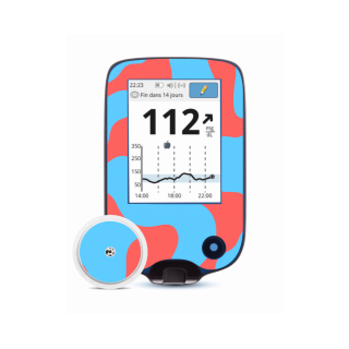 Lecteur Freestyle Libre 2 - Stickers Blobs