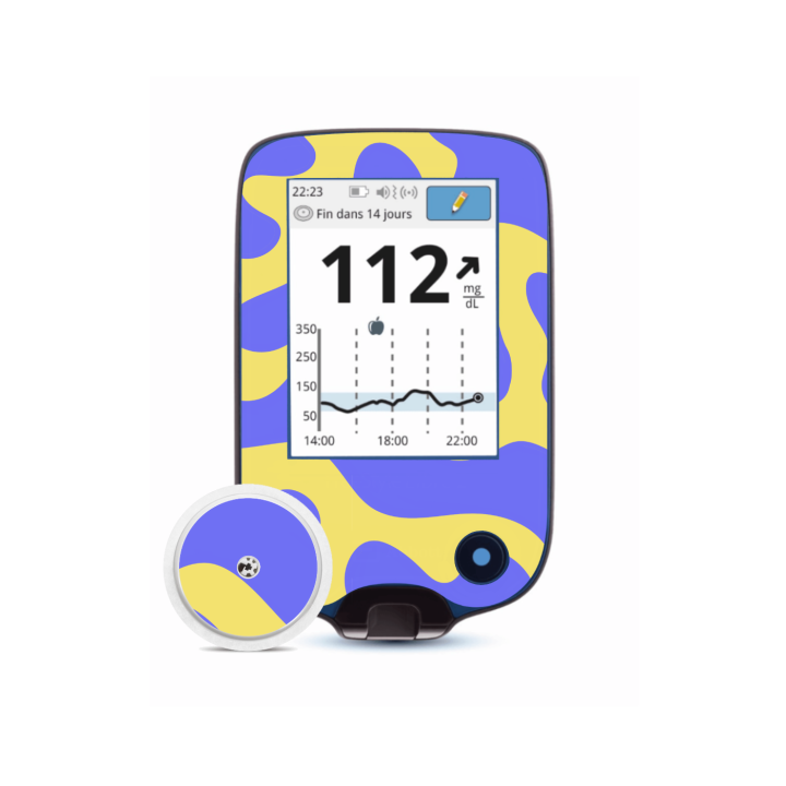 Lecteur Freestyle Libre 2 - Stickers Blobs