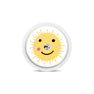 Sticker Freestyle Libre 2 - Soleil heureux | Pancre'Art