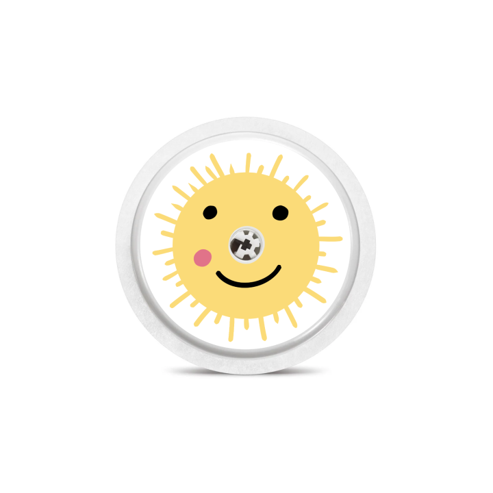 Sticker Freestyle Libre 2 - Soleil heureux | Pancre'Art
