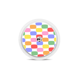 Sticker Freestyle Libre 2 - Carreaux colorés | Pancre'Art