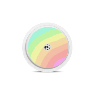 Sticker Freestyle Libre 2 - Arc-en-ciel | Pancre'Art